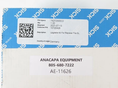 New | in-Stock SICK 10720426 Sensors California US | ANACAPA EQUIPMENT BROKERS, INC #1557954