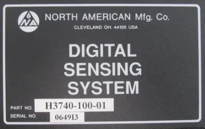 NEW NORTH AMERICAN H3740-100-01 DIGITAL SENSING SYSTEM H374010001