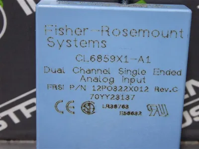 Fisher Rosemount CL6859X1-A1 Analog Input Relay 12PO322X012 Rev. C Used