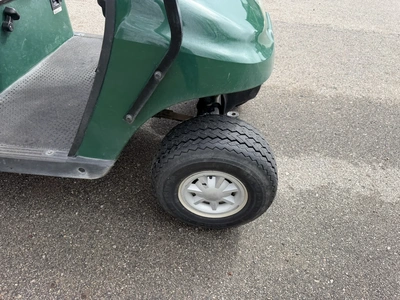 (1) 2015 E-Z-Go golf cart with a Kawasaki gas engine, does not include Club canopy, includes ball wa...