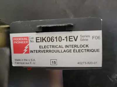 USED FEDERAL PIONEER EIK0610-1EV