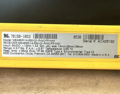 Used STI MS46SR-14-520-Q1-R-NC-FP-HA1 Sensors Indiana US | J&J Industrial Supply #1076748