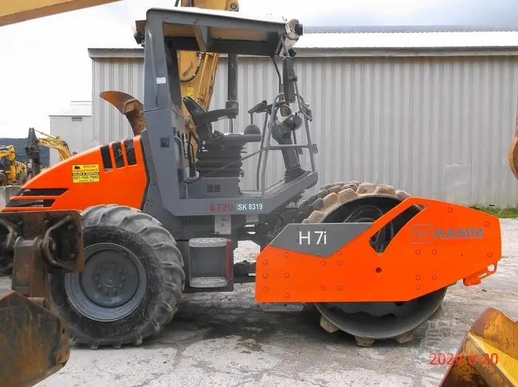 Used 2016 HAMM H7I Single Drum Rollers New York US | Beck Equipment #1509337