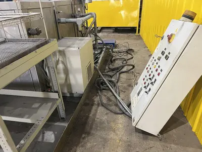 3 TANK FISA MODEL #3VST-350P ULTRASONIC PARTS BASKET TYPE CLEANING SYSTEM: STOCK #20623