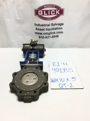 Jamesbury 815L-11-2236-TT C MOD Wafer-Sphere Butterfly Valve Size 4