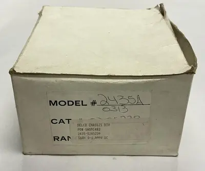 New | in-Stock WESTCON 2435A-0285239 Meters - Misc | Surplus Asset Holdings #1206800
