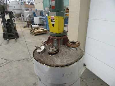 50 gallon Stainless Steel Mix Tank, 316L S/S, 25 psi/FV