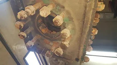USED SHAFFER 7 1/16" 3M DOUBLE RAM BOP