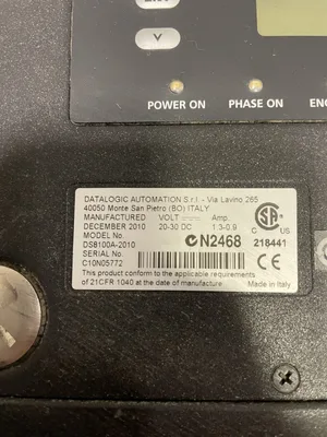 Datalogic Automation DS8100A-2010 Barcode Scanner 20-30VDC