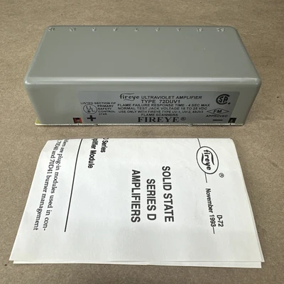 NEW Fireye 72DUV1