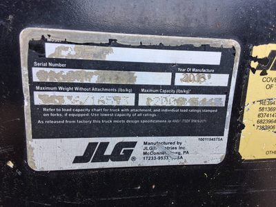 USED 2016 JLG 1255