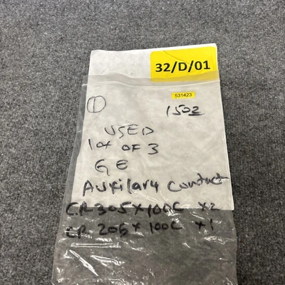 Used GE CR305x100C x 2 , CR205X100C x 1 Contact Blocks California US | Davliegogo LLC #1706481