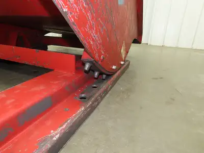 Roura Self Dumping Hopper 1/2 Yard Forklift Steel Dumpster 50x38x32"