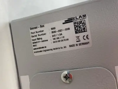 USED ARMBRUSTER ENGINEERING ELAM SOFTWARE SENSOR BOX, INTELLIGENT DATA INTERFACE