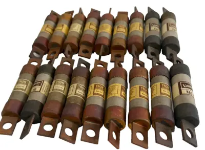 NEW LOT OF 18 BUSSMANN/TRON KAC-60 RECTIFIER FUSE KAC60