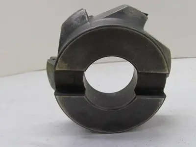 Ingersoll 4" Face Mill indexable Milling Cutter 1 1/2" Arbor 6-Inserts