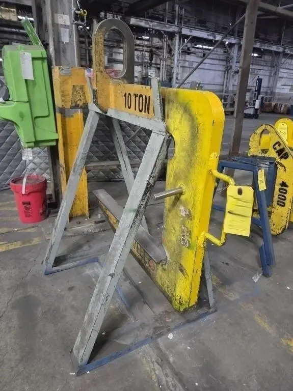 10 TON X 48" CALDWELL MODEL 82-10-48 COIL LIFT C HOOK: YOBRO #25230