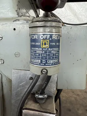 6" X 12" HAMMOND SURFACE GRINDER. STOCK # 0339925
