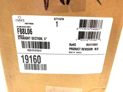 New | in-Stock Hoffman nVent Straight Lay-In Wireway Section Electrical Boxes Michigan US | Maverick Industrial Sales #1395947