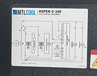 72-0332 MTL Cool Aspen-S-100 Self Contained Horizontal Shelf Cooler
