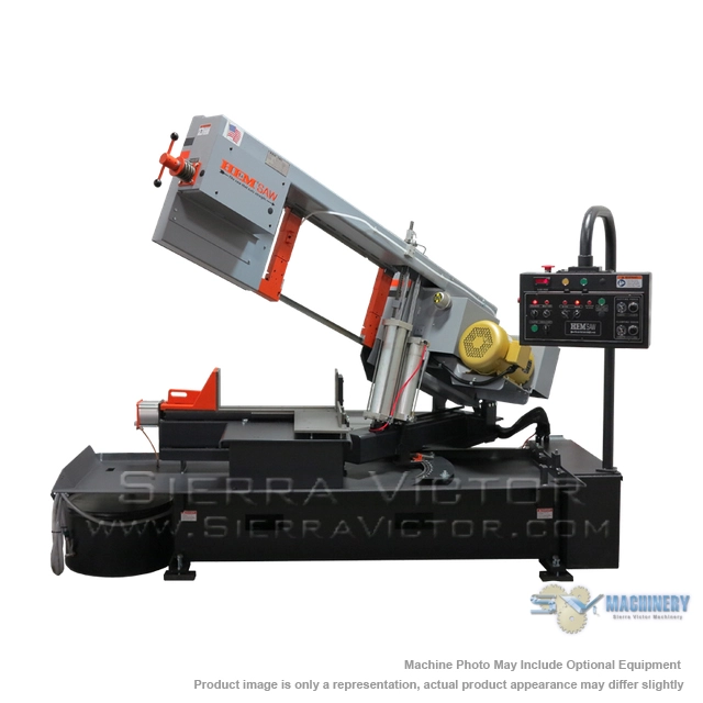 HE&M CYCLONE M Horizontal Bandsaws Semi Auto | Sierra Victor Industries