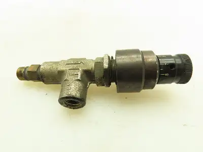Parker 2F-H5A-V-B-TC Right Angle Metering /Shut-Off Valve 250 PSI  1/8" NPT
