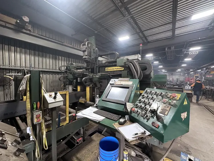 Used 2009 CONTROLLED AUTOMATION DRL-348TC Beam / Drill Lines Illinois US | Machinery Marketing International #1292236
