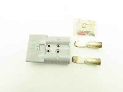 Anderson SY6340G3 Forklift SBX Battery Cable 0/4 Connector Gray 4 Pin Lot of 2