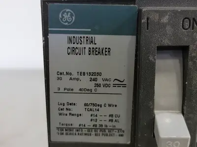 USED GENERAL ELECTRIC TEB132030