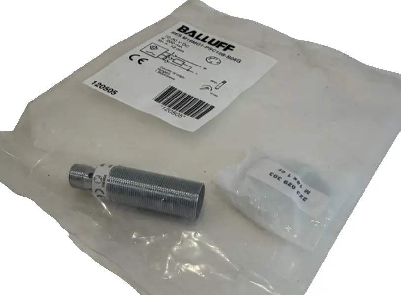 NEW BALLUFF BES M18MG1-PSC12B-S04G INDUCTIVE SENSOR 12MM BESM18MG1PSC12BS04G