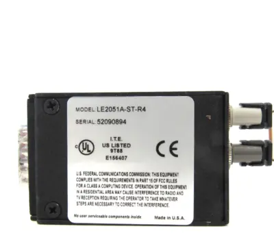 NEW BLACK BOX LE2051A-ST-R4 TRANSCEIVER LE2051ASTR4