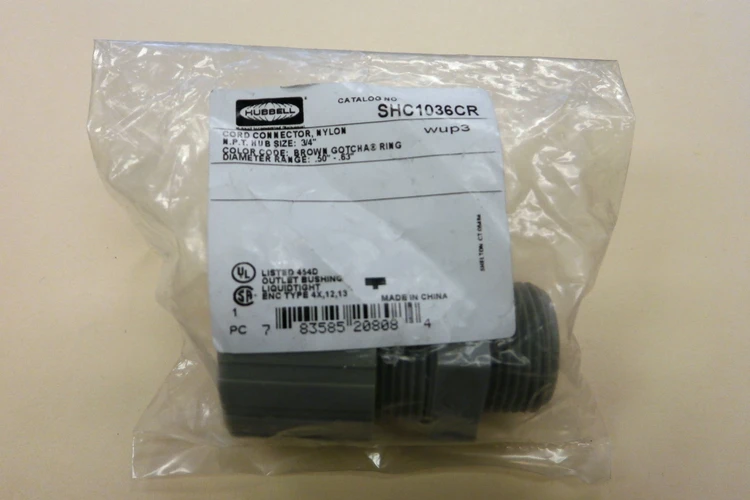 New | in-Stock Hubbell SHC1036CR Electrical Fittings Arizona US | ASSET CONVERSION SPECIALISTS, INC. #312604