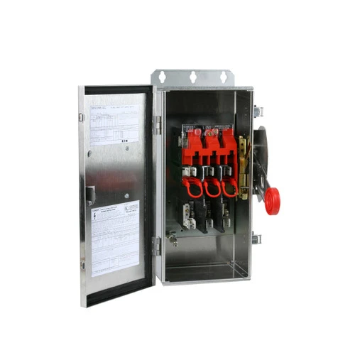 Eaton DH361FWK Heavy Duty Safety Switch, Corrosion Resistant, 30 A, Nema 4x [New]