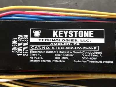 NEW KEYSTONE KTEB-432-UV-IS-N-P