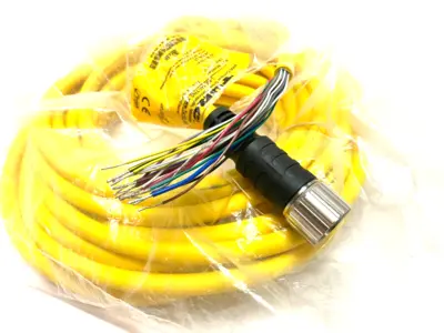 USED TURCK MULTIFAST SINGLE ENDED CORDSET M23 FEMALE TO PIGTAIL