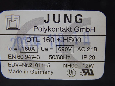 Used JUNG _UNKNOWN_ Relays & Switches | OCO Industrial #1695638