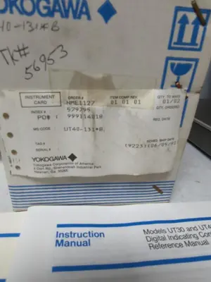 New | in-Stock YOKOGAWA UT40-131*B Industrial Controls | Surplus Asset Holdings #1218114