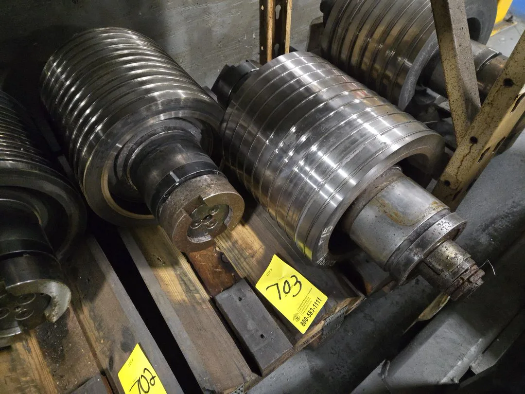 (2) OD Grind Drum Spindle