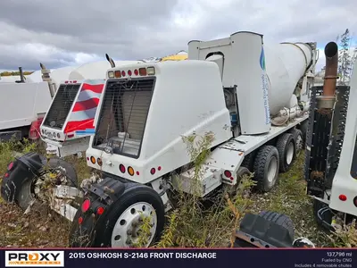 Used 2015 OSHKOSH S-2146 FRONT DISCHARGE Concrete Mixer Trucks Michigan US | Proxy Equipment #1380218