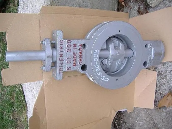 Tricentric 6″ 600# Triple Offset Butterfly Valve (New Surplus)