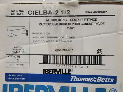 USED THOMAS & BETTS CIELBA-2-1/2
