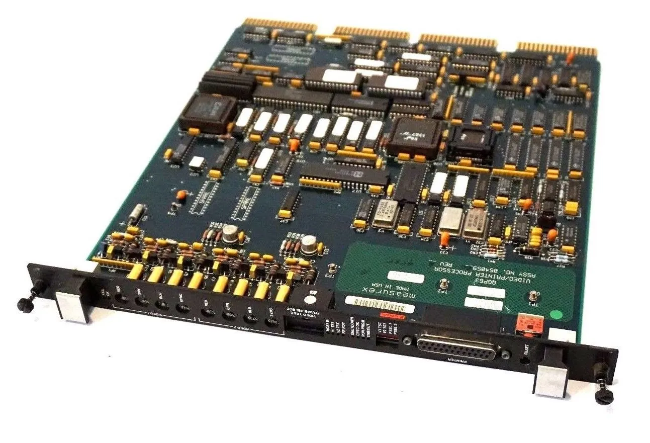 NEW MEASUREX QGP63 VIDEO / PRINTER PROCESSOR BOARD 054059 REV. A
