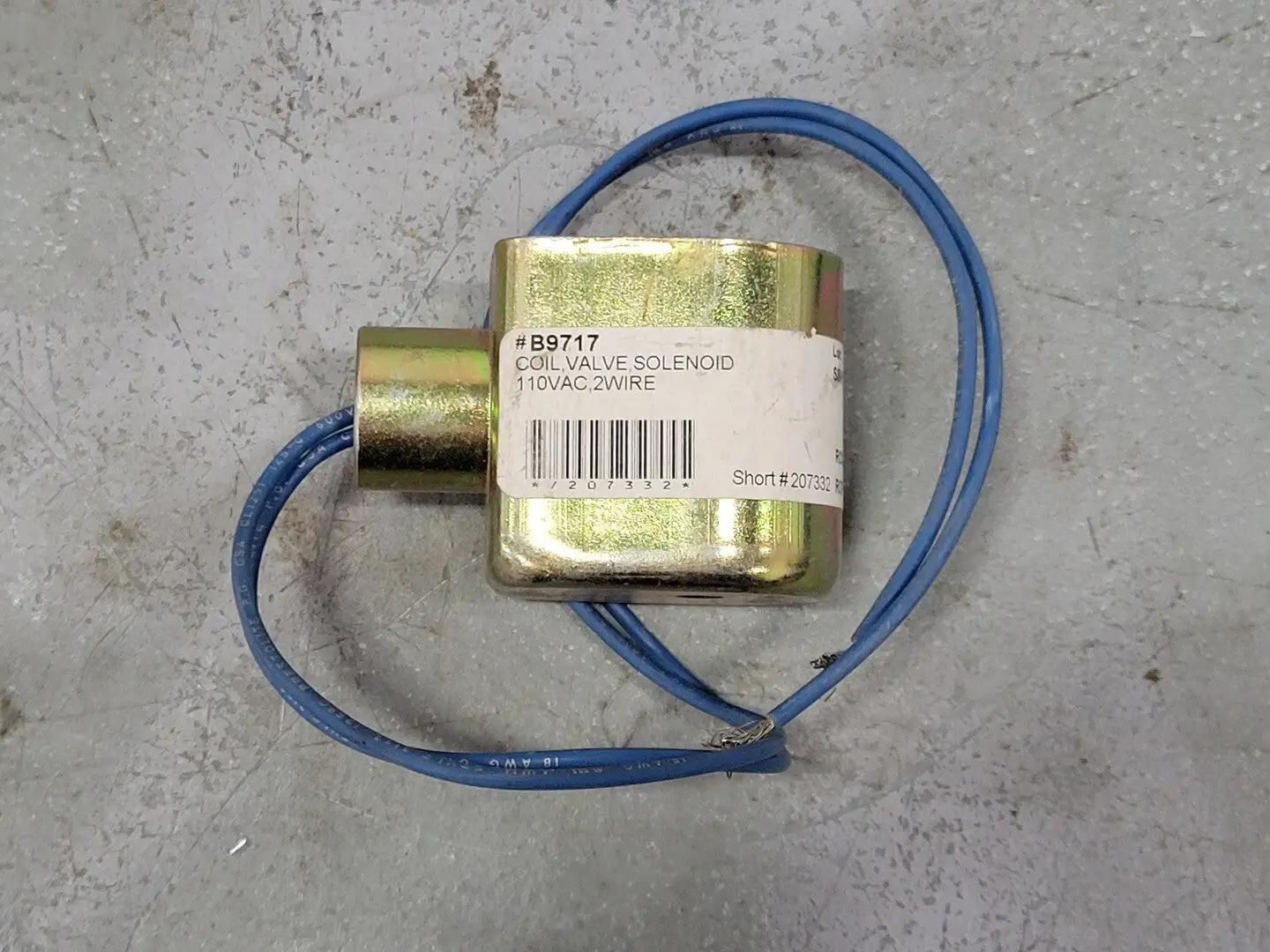 Solenoid Valve Coil B9717