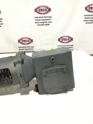 Boston Gear F721-40-B5-G Gear Speed Reducer 40:1 Ratio With Baldor Motor