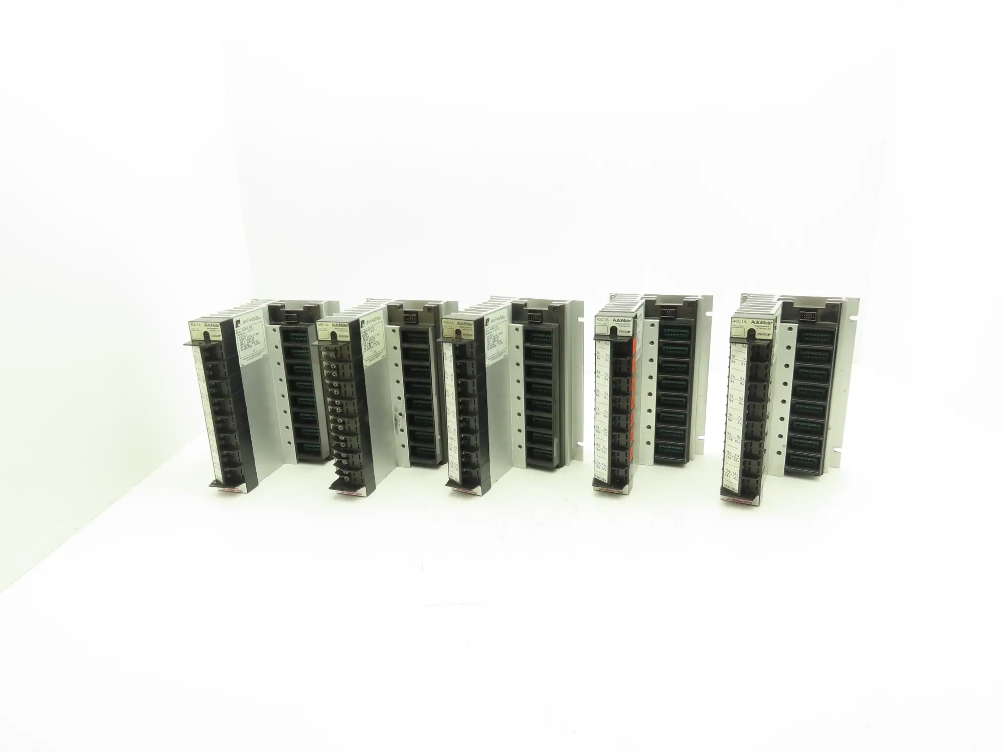 Reliance Electric 45C1A AutoMate Programmable Control I/O 8 Slot Base Lot Of 5