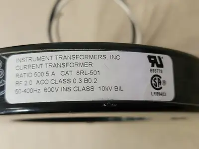 500:5A 600V Current Transformer 8RL-501