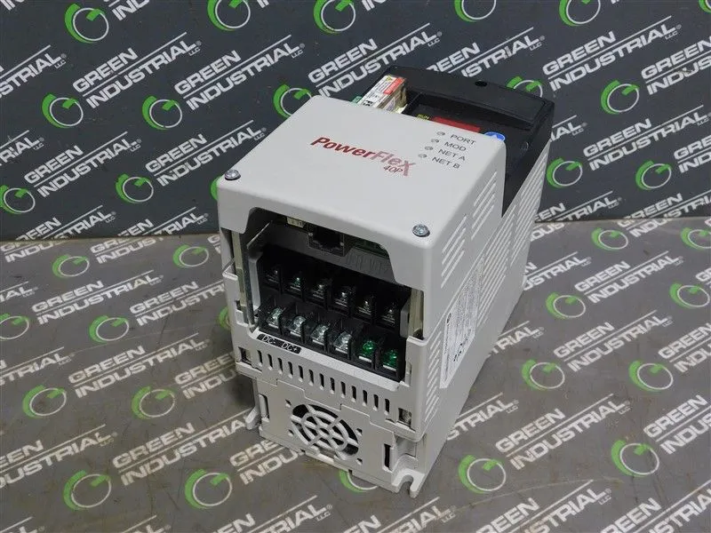 1.0HP Allen Bradley 22D-D2P3N104 Powerflex 40P Drive Ser.A FW 2.01 460V 3Ph Used