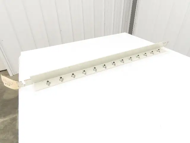 Hytrol BPC/HSS 43" Belt Conveyor Inline Transition Slide Rail Grey 48"OAL