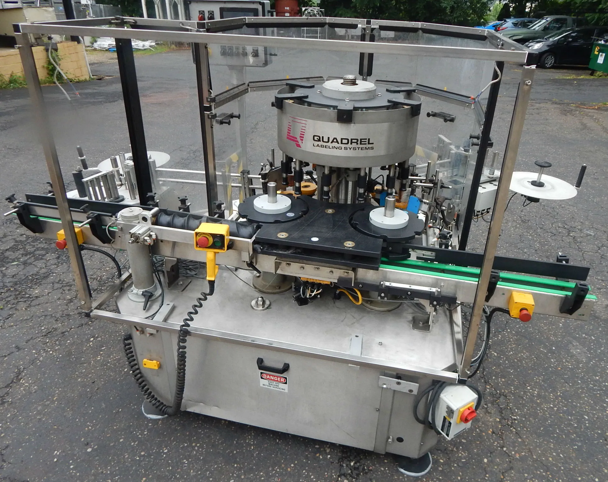 USED QUADREL DUAL SIDE LABELER ROTARY