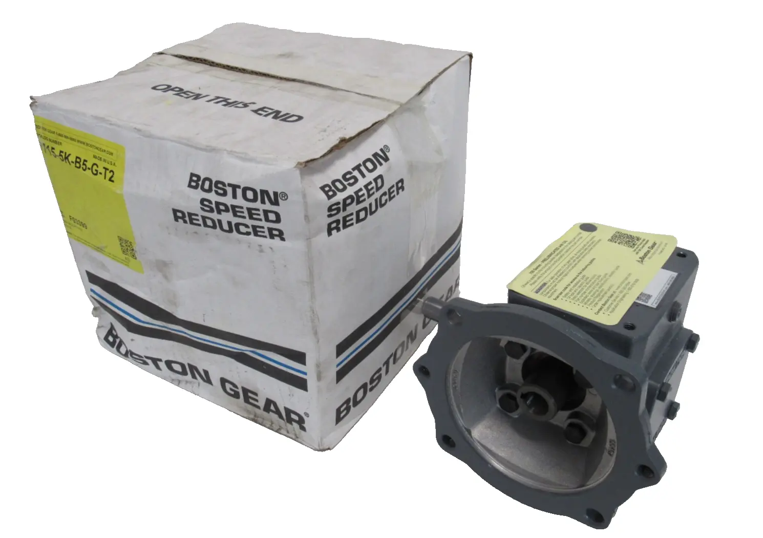 NEW BOSTON GEAR F715-5K-B5-G-T2 GEAR REDUCER 5:1 F7155KB5GT2